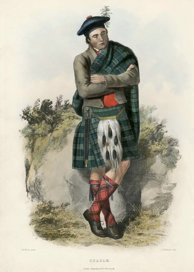 Graham, from The Clans of the Scottish Highlands by Robert Ronald McIan